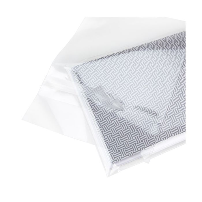 Sachet écologique 12.7x15.2 cm à rabat sécurisé - 100 pièces