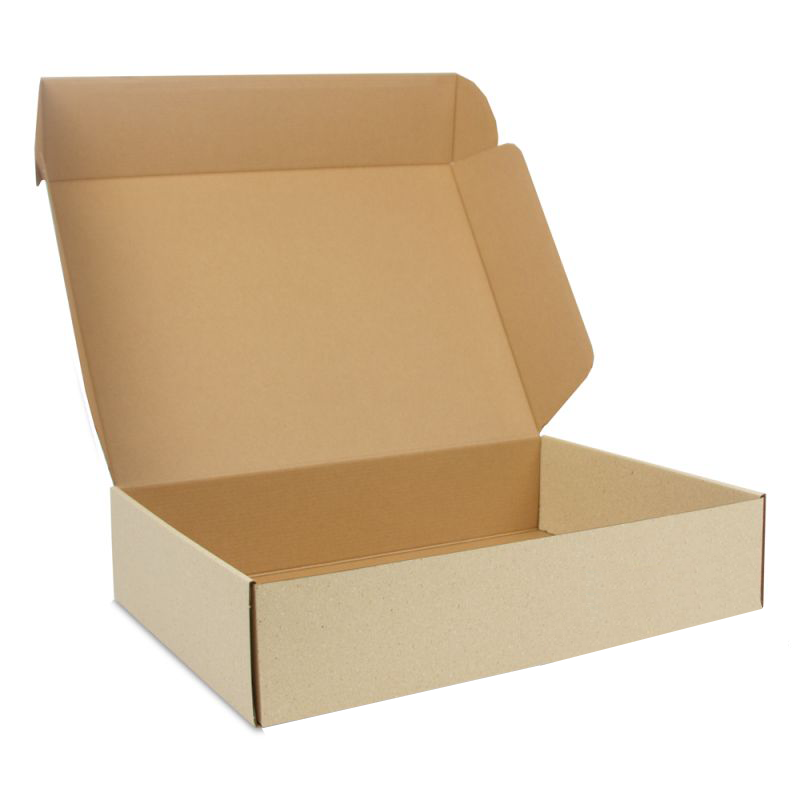 Boîtes d'expédition en carton d'herbe 22,5x15,9cm | 50 pcs