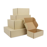 Boîtes d'expédition en carton d'herbe 22,5x15,9cm | 50 pcs