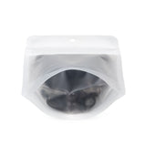 Doypack à effet givré avec haute barrière protectrice 10.2x6x15.2 cm - 100 pièces