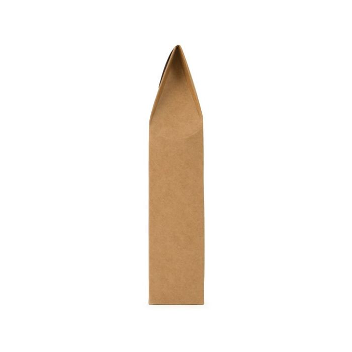 Boîte en papier kraft avec fenêtre, 9x4.5x21.5cm (25 Pieces) [FS328]