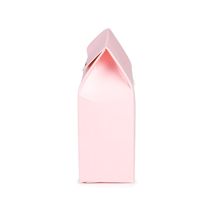 Boite Kraft Rose Avec fenêtre en forme de cœur 89x38x102 mm - 25 pièces