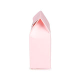 Boite Kraft Rose Avec fenêtre en forme de cœur 89x38x102 mm - 25 pièces