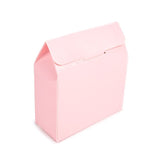 Boite Kraft Rose Avec fenêtre en forme de cœur 89x38x102 mm - 25 pièces