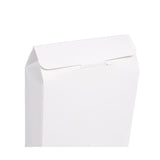 Boite Kraft Blanc Avec fenêtre ronde 105x44x133 mm - 25 pièces