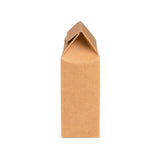 Boite Kraft Avec fenêtre ronde 105x44x133 mm - 25 pièces
