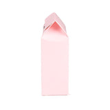 Boite Kraft Rose Avec fenêtre en forme de cœur 105x44x133 mm - 25 pièces