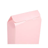 Boite Kraft Rose Avec fenêtre en forme de cœur 105x44x133 mm - 25 pièces
