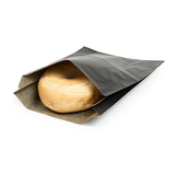 Sacs en Papier Noirs Résistants à la Graisse 14x2,9x19,1cm - 100 pcs