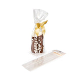 Sac à fond plat écologique compostable avec insert en papier 6.7x4.8x26 cm - 100 pièces