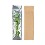Grip Seal Bags Transparent/Kraft 6,4x22,9 cm - 100 pieces