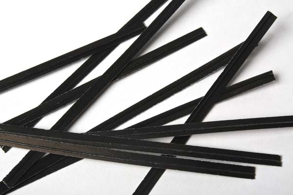 Tin Ties 15.2x0.4cm Paper Black (1.000 pieces) [TT6BK]