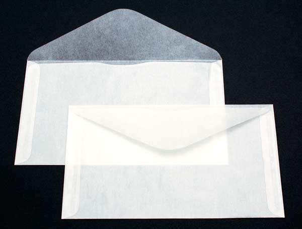 Glassine Paper Envelopes 170x95mm 
