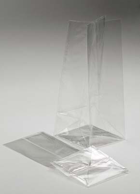 Sacs à fond plat Eco en Bioplastique, 102x76x254mm - 100 pcs