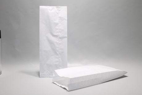Eco Paper Bags with Side Gusset 1.5 kg cellulose 140x60x280mm 