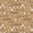 Brown kraft wrapping paper on a roll Gifts 50cm wide (1 pc.) [FP