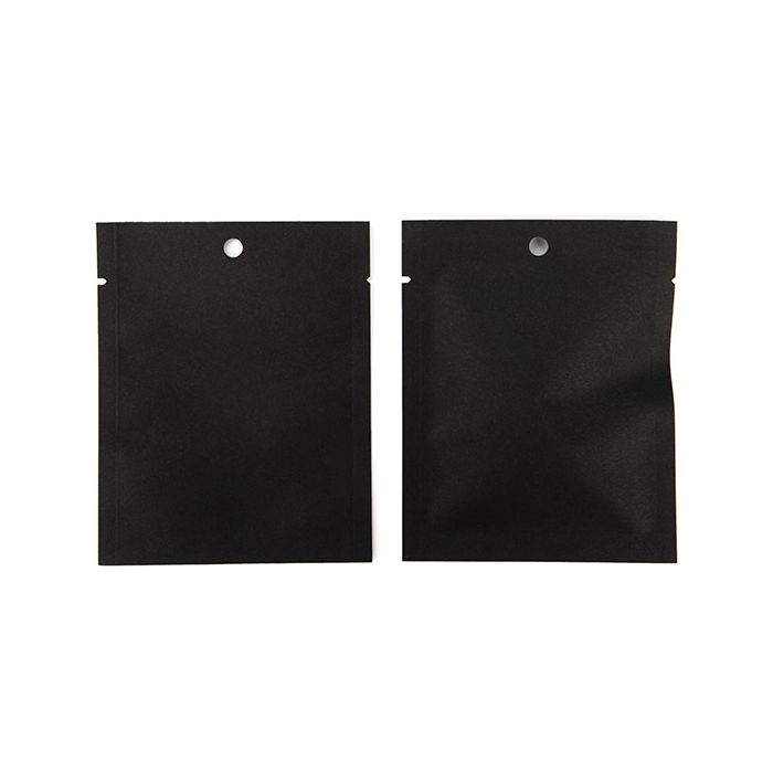 Kraft Bags Black Eco-fiendly 7,6x10,2 cm Sealable - 100 pieces