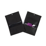 Kraft Bags Black Eco-fiendly 10,2x15,2 cm Sealable With Window - 100 pieces