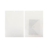 Sachet kraft blanc écologique 15,2x22,9 cm Scellable - 100 pièces