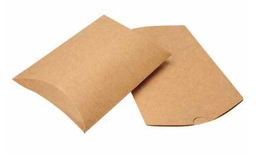 Boîtes Berlingot,en papier Kraft, 127x32x178mm - 25 pcs
