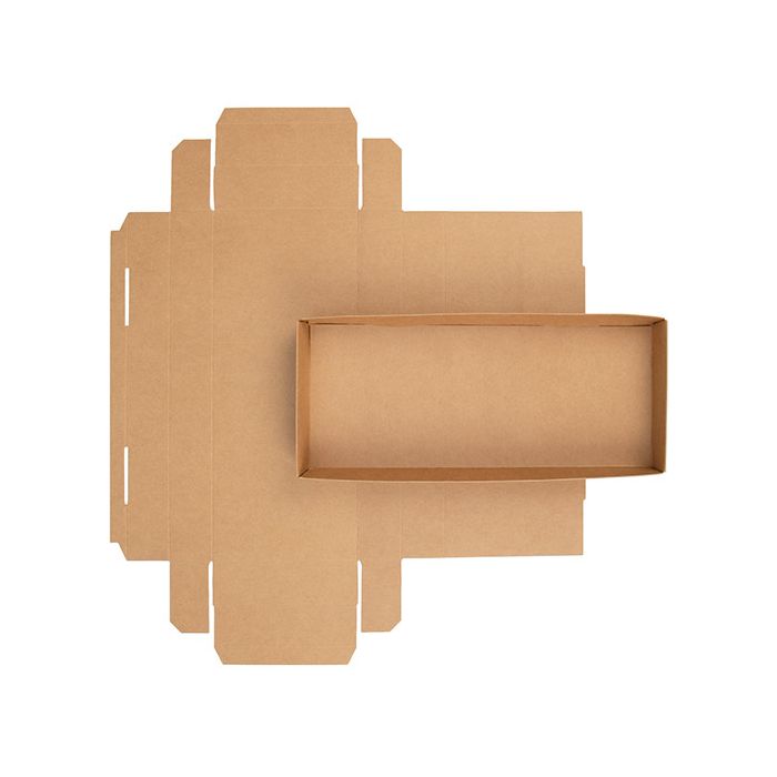 Fond de boîte kraft 12,7x3,8x30,5 cm - 25 pièces