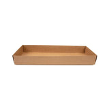 Fond de boîte kraft 12,7x3,8x30,5 cm - 25 pièces