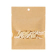 Kraft Bags Compostable 8.5x10.5cm with Window and Sealable (100 pieces) [KHS34W]