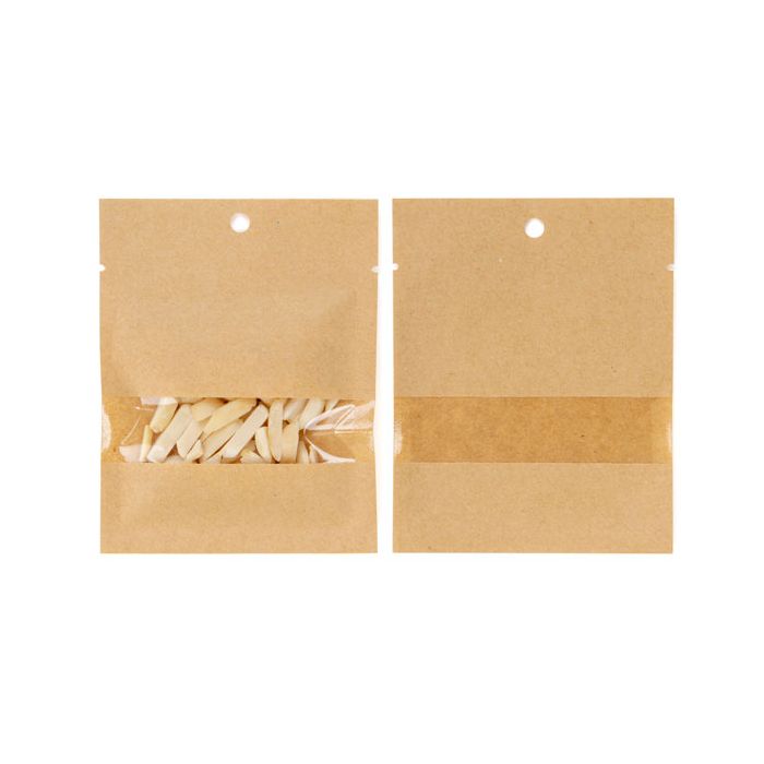 Sachets Compostables Kraft scellable 76 x 102 mm [KHS34W]