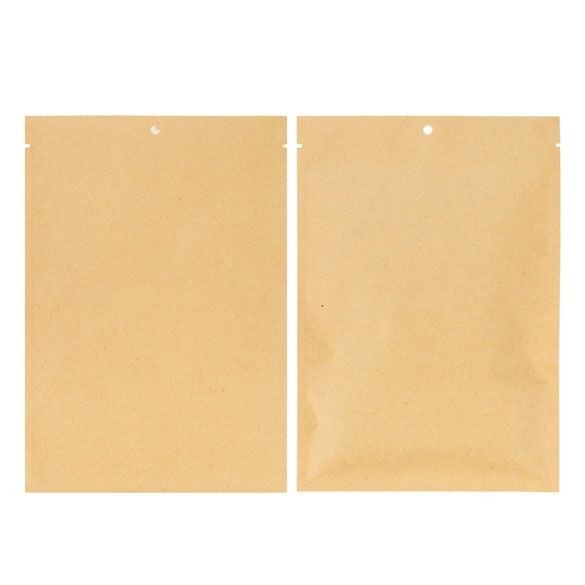 Sacs plats en papier Kraft, 137x185mm - 100 pcs