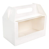 Boite Kraft Blanc avec Fenêtre 178x102x102 mm - 25 pièces