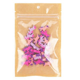 Kraft Barrier Bags with clear front 9.2 x 12.7 cm w/Tear Notches 