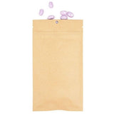 Sachet zip en Kraft & Plastique, 102x165mm - 100 pcs