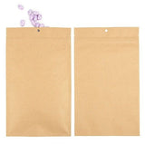 Kraft Hanging Barrier Bags 17.8 x 30.5 cm w/Tear Notches 