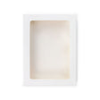 White Gift Boxes Window Box w/ attached window 102 x21x138 mm 