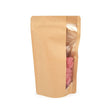 Stand Up Pouches Kraft | Vertical Window | 340 grams | 171x89x286mm 