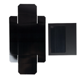 Boîtes en Papier Deux Pièces Noires 21x12,7x5,7cm - 25 pcs