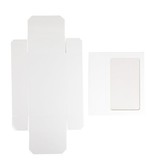 Boîtes en Papier Deux Pièces Blanches 21x12,7x5,7cm - 25 pcs
