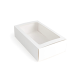 Boîtes en Papier Deux Pièces Blanches 21x12,7x5,7cm - 25 pcs