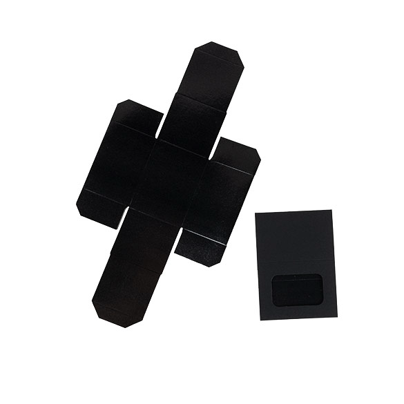 Boîtes en Papier Deux Pièces Noires 9,5x6,4x5,7cm - 25 pcs