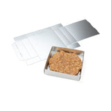 Petite Boite avec fond en carton argent kraft 105x25x108mm - 25 pièces