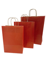Paper Carry Bags Dk Red 220+100x310mm 