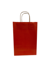 Sacs en papier Rouge foncé, 220+100x310mm - 50 pcs