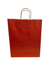 Sacs en papier Rouge foncé, 320+120x410mm - 50 pcs