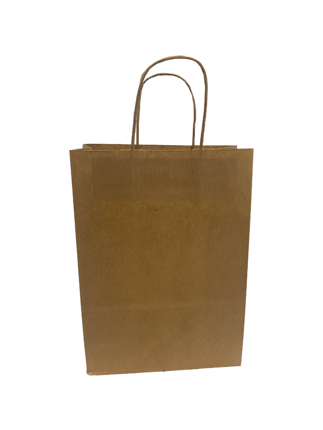 Paper Carry Bags Brown 220+100x310mm 
