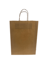 Paper Carry Bags Brown 260+120x350mm 
