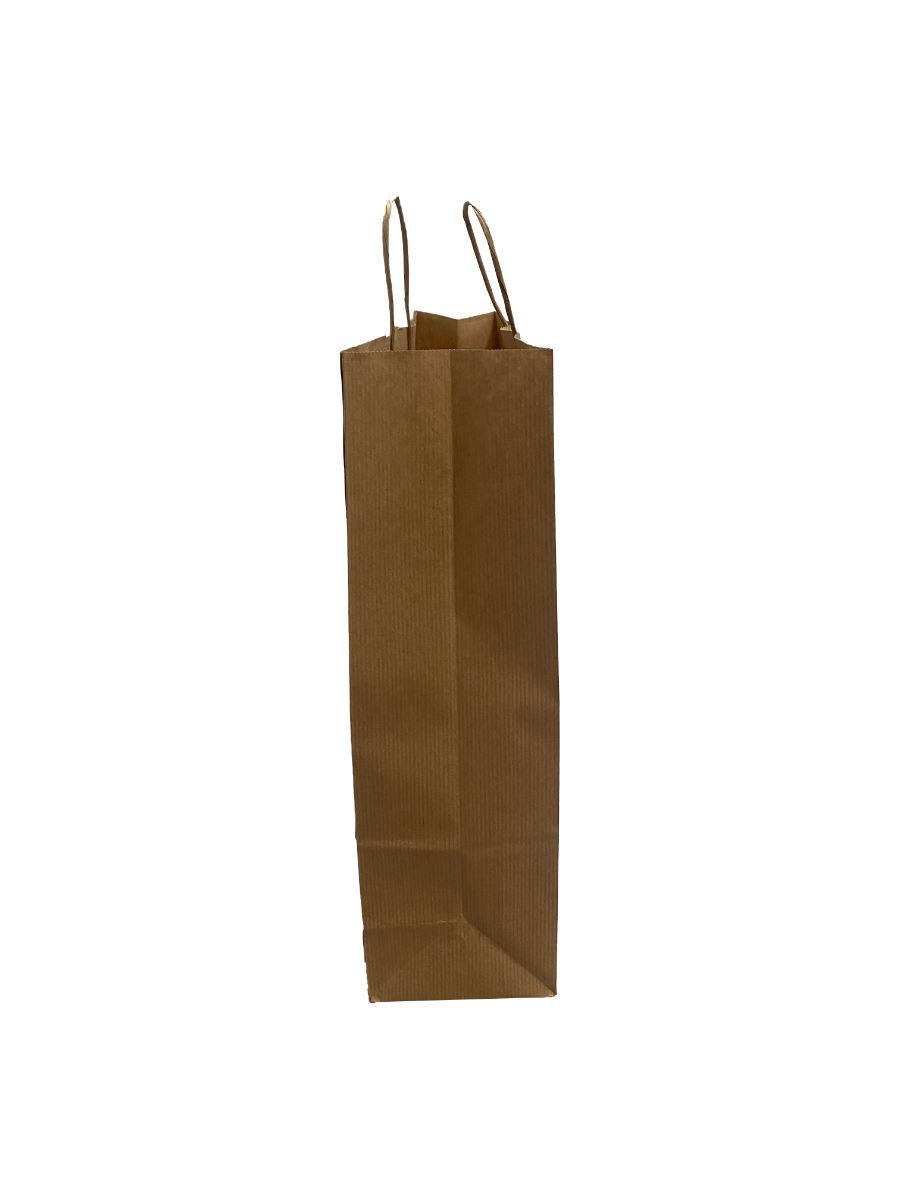 Sacs en papier Marron 320+120x410mm - 50 pcs