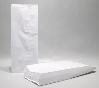 Eco Paper Bags with Side Gusset 0.5 kg cellulose 110x40x210mm 