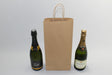 Paper Wine Gift Bags Kraft 180x80x390mm 