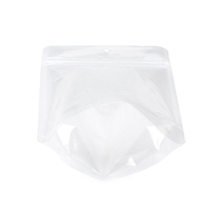 Doypack transparent avec haute barrière protectrice 14.9x8.9x23.2 cm - 100 pièces