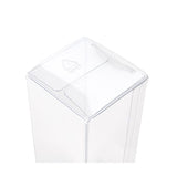 Boîte transparente à fond automatique rPET 5.1x5.1x15.2 cm - 25 pièces